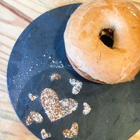 Bagel  at Izzy's Market Vegetarian Boutique in Vila Do Bispo