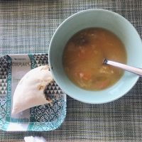 Soup  at Izzy's Market Vegetarian Boutique in Vila Do Bispo