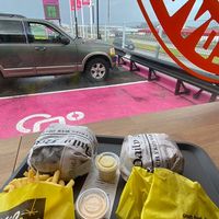 Vegan burgers double patty  at Junkyard in Reykjavik