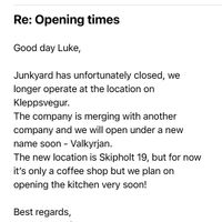   at Junkyard in Reykjavik