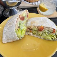 Vegan wrap   at Yah-Yah in Sayulita