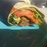 Vegan tortilla wrapper at Aperitton in Crete