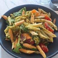 Super Vegan Salad. I think it was 8 euros but really big and has a lot of guacamole. at Aperitton in Crete