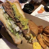 Nacho burger!  at Ole Red in Gatlinburg