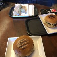 Lunch sandwich and burgers (they were good but not amazing)  at The Boinas in Sao Paulo