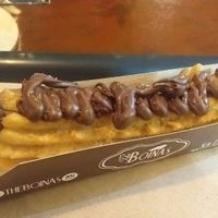 Churros de chocolate R$ 8,00 at The Boinas in Sao Paulo