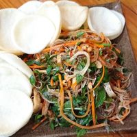 Banana Flower Salat at ROM Vegetarian Restaurant in Hoi An