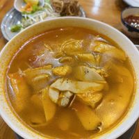 Bún riêu, tofu & tomato noodles (35k VND)  at ROM Vegetarian Restaurant in Hoi An