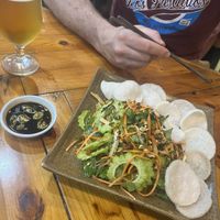 Bitter melon salad  #Veganuary at ROM Vegetarian Restaurant in Hoi An