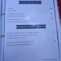 Menu with vegan options.  at Tasca do Xico in Sintra