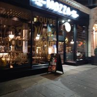 Outside at Mozza in Dundee