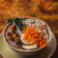 Ramen with vegan option at Bonthé in Granby