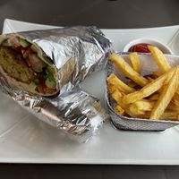 Vegan Laffa   at Falafel Bocas Sababa in Bocas Del Toro