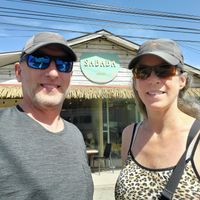 Front of restaurant. at Falafel Bocas Sababa in Bocas Del Toro