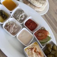 Falafel plate - second part  at Falafel Bocas Sababa in Bocas Del Toro