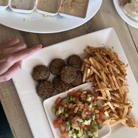 The size   at Falafel Bocas Sababa in Bocas Del Toro