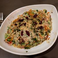 quinoa salad at Falafel Bocas Sababa in Bocas Del Toro