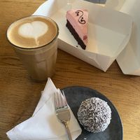 Vegan cakes and coffee 😍 at Kaffekilden in Roskilde