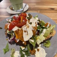 Vegan salmon sandwich   at Preps in Maastricht