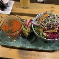 Hit soup with quinoa salad  at Preps in Maastricht