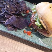 Burger at Preps in Maastricht