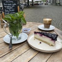 Vegan Blueberry Cheesecake  at Preps in Maastricht