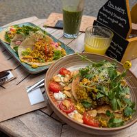 Tacos and savory pancakes at Preps in Maastricht