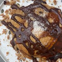 Vegan pancakes at Preps in Maastricht