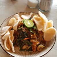 Gado-Gado (not vegan as it is disclaimed!!) at Warung Sari in Pecatu