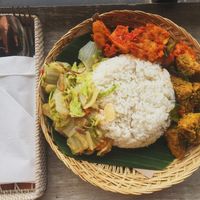 Nasi campur all vegan  at Warung Sari in Pecatu