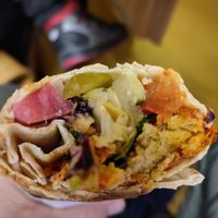 Falafel Wrap  #Veganuary at Falafel Joe in Graz