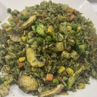 Spring rice   at Loving Hut in Mount Gravatt