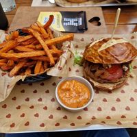The Berlin Mitte Burger at Burgerheart in Wurzburg