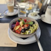 Porridge mit Obst  at Gius La Nonnaglück in Caldaro Sulla Strada Del Vino