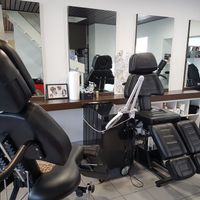 tattoo studio at Cindy Frey Tattoo Studio in Kortrijk