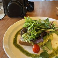 Avo toast at Vermillion - cafe. in Kyoto