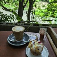  at Vermillion - cafe. in Kyoto