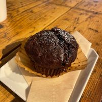 Banana-chocolate muffinns  at Vermillion - cafe. in Kyoto