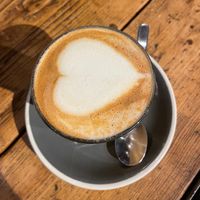 Soy Latte  at Vermillion - cafe. in Kyoto