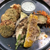 Falafel at Vermillion - cafe. in Kyoto