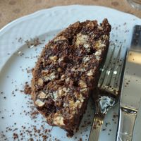 Dessert choco peanut at Gomásio in Guimaraes