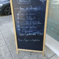 Today s menu at Gomásio in Guimaraes