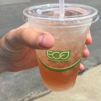 Cherry, maple, and mustard shrub! at Pomona in Richmond