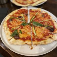 Vegan pizza   at The Square Orange in Keswick