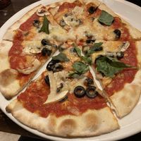 Vegan pizza  at The Square Orange in Keswick