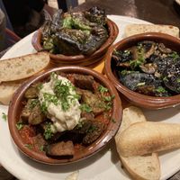 Tapas including the best garlic mushrooms   at The Square Orange in Keswick