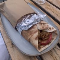 gyros wrap  at no bones in Krakow