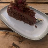 chocolate cake  at no bones in Krakow