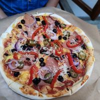 Pizza at no bones in Krakow