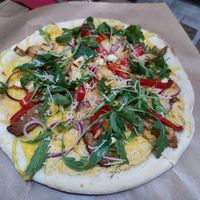 Pizza at no bones in Krakow